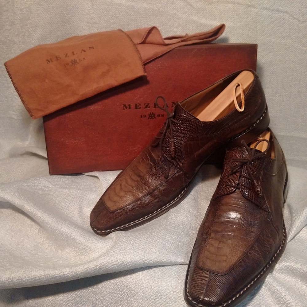 Men’s Mezlan Lizzard and Ostrich Shoes